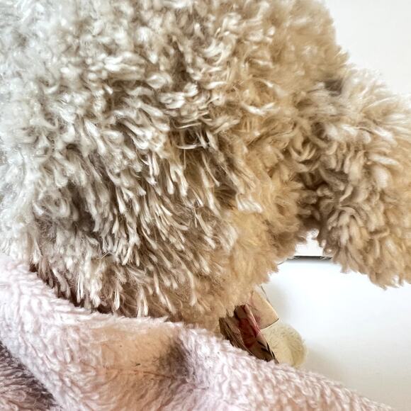 Gund Lamb Sitting Plush "Sadie" With Floral Bonnet 12" - Picture 6 of 8